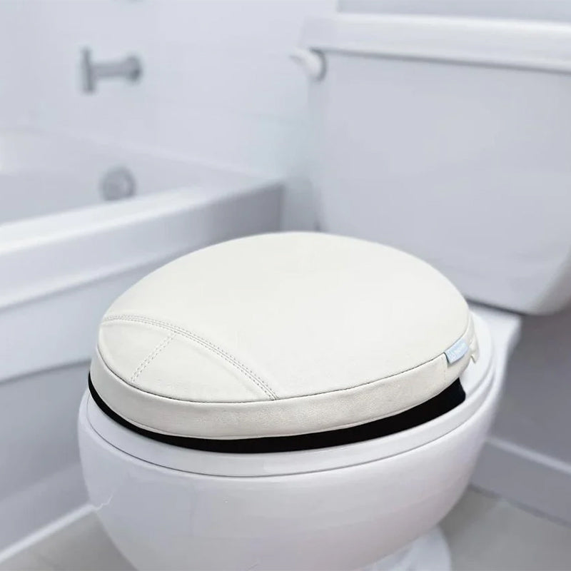Potty Pillow Classic Lumbar Support Toilet Pillow - Whisper White | PottyPillow | The First Health and Wellness Lumbar Support Toilet Pillow